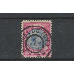 Netherlands 47 Wilhelmina "HENGELO (OV:) 1899" large round cancel  VFU/used  CV  175+ €