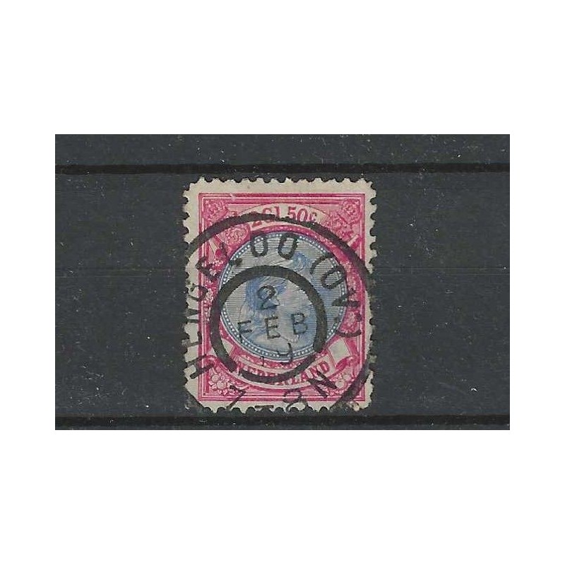Netherlands 47 Wilhelmina "HENGELO (OV:) 1899" large round cancel  VFU/used  CV  175+ €