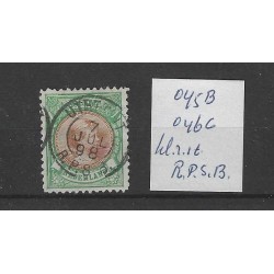 Netherlands 45  Wilhelmina "UTRECHT RSPB 1898"  VFU/used  CV  27,5 €