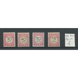 Dutch East Indies  P19-22 Postage due 1892  MH/unused   CV  135 €