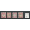 Dutch East Indies  P19-22 Postage due 1892  MH/unused   CV  135 €
