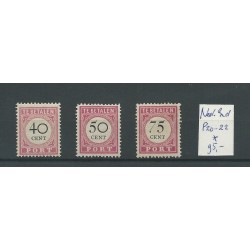 Dutch East Indies  P20-22    MH/unused   CV  95 €