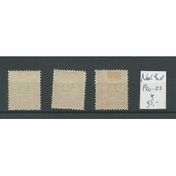Dutch East Indies  P20-22    MH/unused   CV  95 €