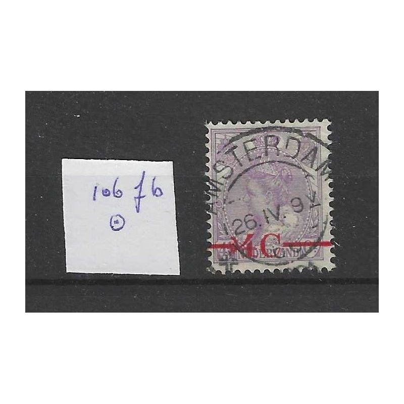 Netherlands  106fb Opruimingsuitgifte VFU/used CV 50+ €
