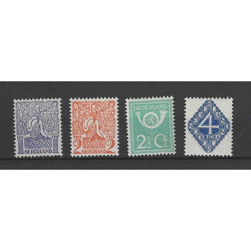 Nederland  110-113 Voorstellingen MNH/postfris  CV 21,5 €