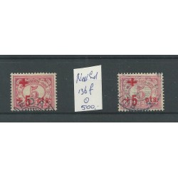 Dutch East Indies  136f  OPDRUKAFWIJKING  VFU/used  CV  500 €
