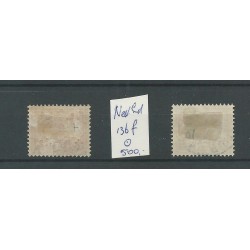 Dutch East Indies  136f  OPDRUKAFWIJKING  VFU/used  CV  500 €