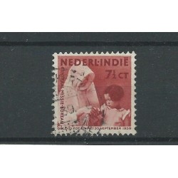 Dutch East Indies  243a VERTICAL WM   VFU/used  CV  650 € with Certificate