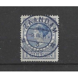 Netherlands  163B  Wilhelmina  "Zaandam 1932"  VFU/used  CV 10 €