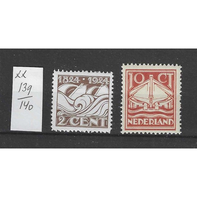 Netherlands  139-140 Reddingsmaatschappij  MNH CV 24 €