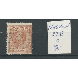 Netherlands  23E Willem III 1872 VFU/used  CV  95 €
