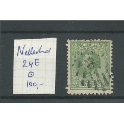 Nederland  24E Willem III 1872 VFU/gebr  CV  100 €