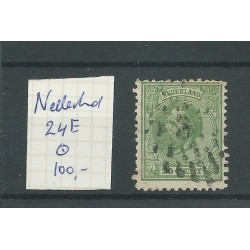 Netherlands  24E Willem III 1872 VFU/used  CV  100 €