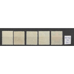 Netherlands  203-207 Red Cross  MNH CV 75 €
