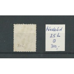Netherlands  25L Willem III 1872 VFU/used  CV  300 €