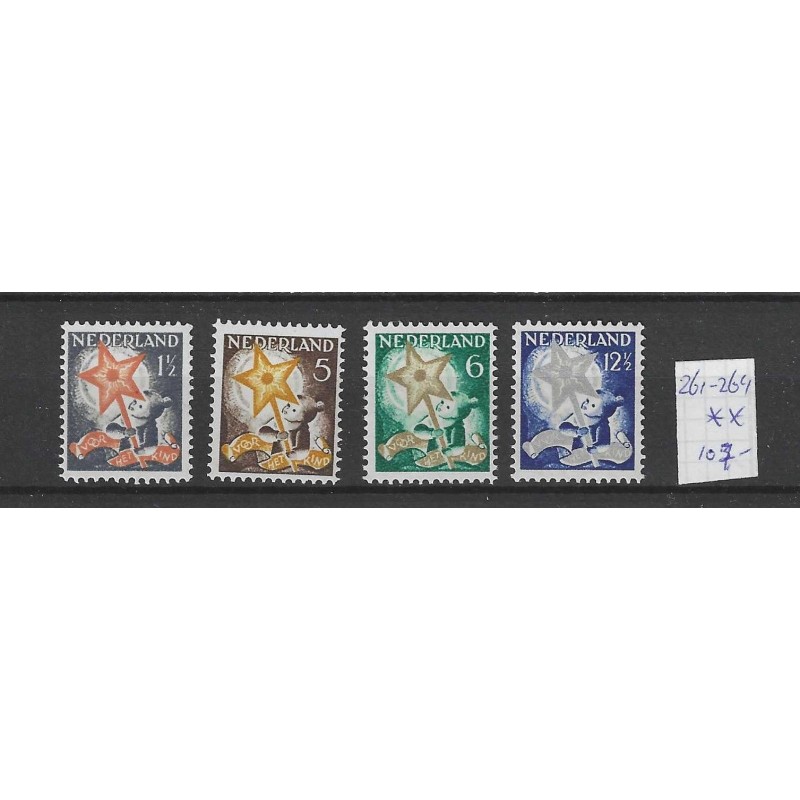 Netherlands  261-264 Child Welfare 1933 MNH CV 107 €