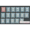 Netherlands P80a-P105a Vertical wm  MNH CV 220 € deels nieuwe gom