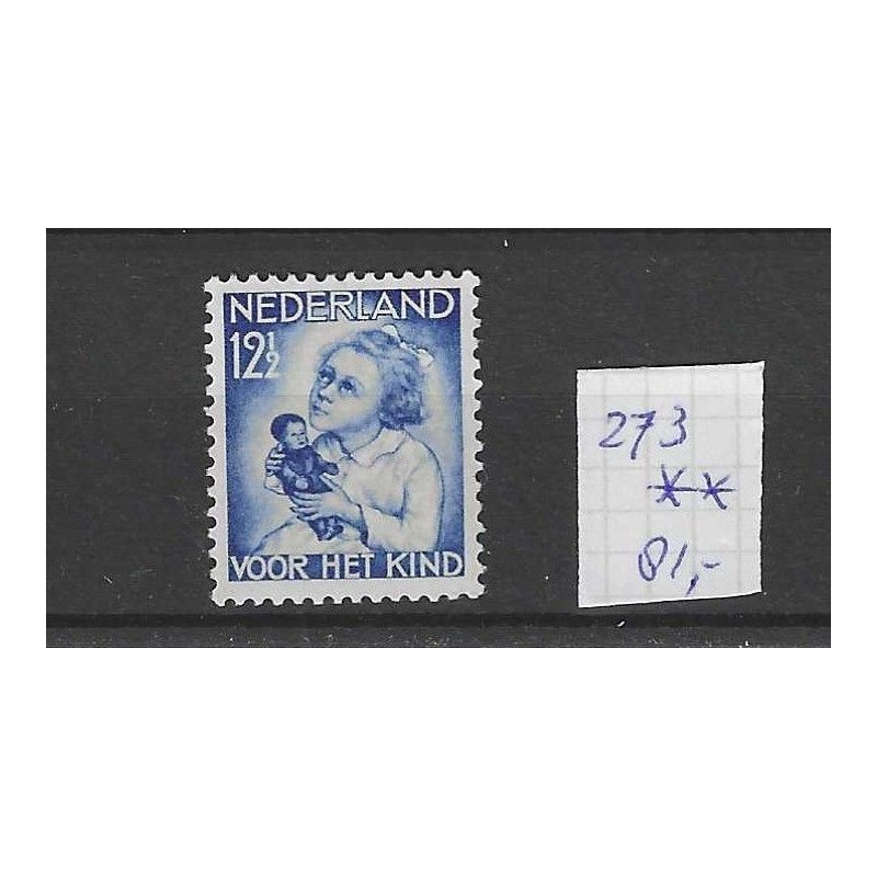Netherlands  273 Child Welfare  1934  MNH CV 81 €