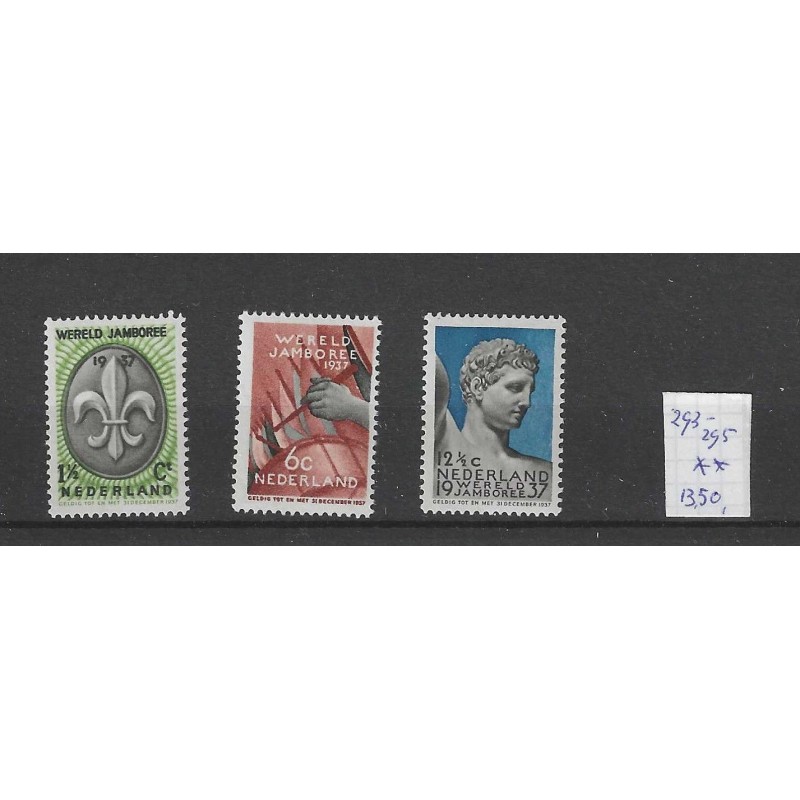 Nederland  293-295 Jamboree MNH/postfris CV 13,5 €