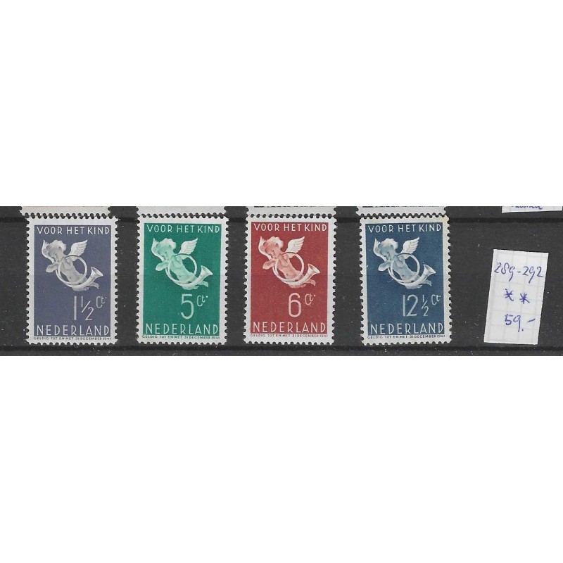 Netherlands  289-292 Child Welfare 1936  MNH CV 59 €