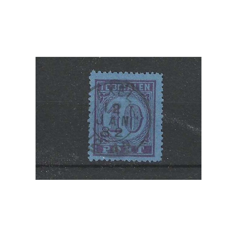 Netherlands  P2 "AXEL 1882"  Postage due 1870  VFU/used CV 35++ €