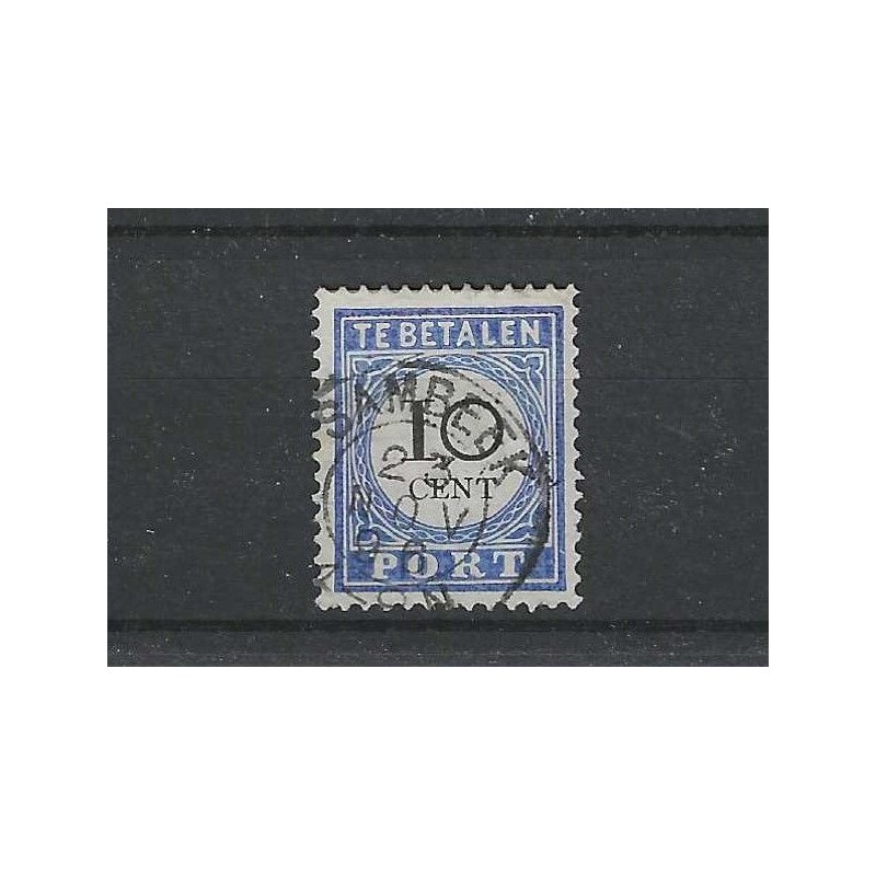 Netherlands  P22 with "SAMBEEK 1896" small round cancel VFU/used CV 20++ €