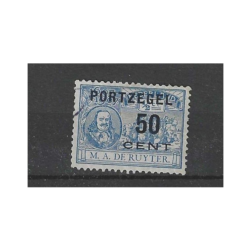 Netherlands  P42 De Ruyter postage due  VFU/used  CV 60 €