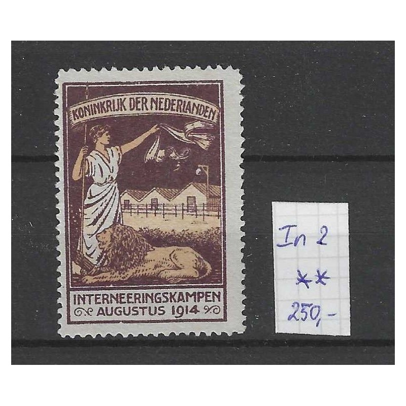 Nederland IN2  Interneringszegel  MNH/postfris  CV 250 €