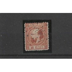 Netherlands 9II  with numeral dot cancel 122  VFU/used  CV 60 €