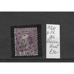 Netherlands 11  with numeral dot cancel 92 VFU/used  CV 150 €