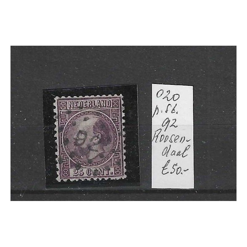 Netherlands 11  with numeral dot cancel 92 VFU/used  CV 150 €