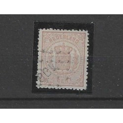Netherlands 13  with numeral dot cancel 108 VFU/used  CV 175 €