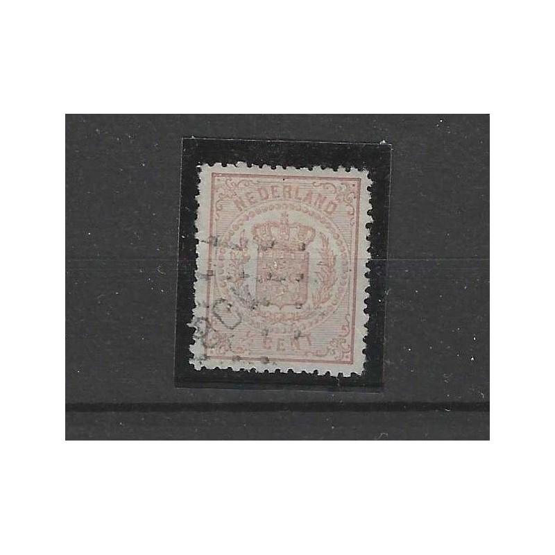 Netherlands 13  with numeral dot cancel 108 VFU/used  CV 175 €