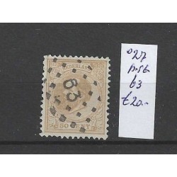 Netherlands 27  with numeral dot cancel 63 VFU/used  CV 34 €