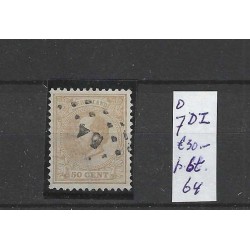 Netherlands 27  with numeral dot cancel 64 klein VFU/used  CV 175 €