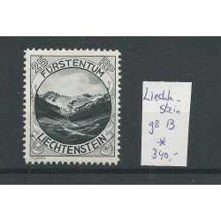 Liechtenstein 98B Landschaften & Fürsten  MH/unused  CV 400 €
