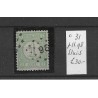 Nederland 31  met puntstempel 98   VFU/gebruikt CV 30 €