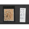 Netherlands 34 with numeral dot cancel 6 VFU/used CV 75 €