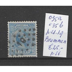 Nederland 35 met puntstempel 19 VFU/gebruikt CV 25 €
