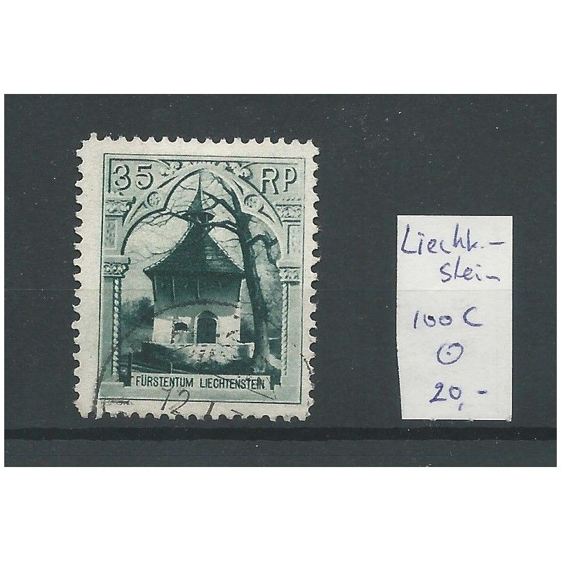 Liechtenstein 100C Landschaften & Fürsten  VFU/gebr  CV 24 €
