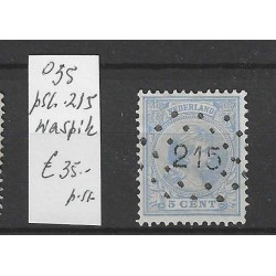 Netherlands 35 with numeral dot cancel 215 VFU/used CV 35 €