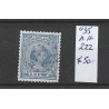 Nederland 35 met puntstempel 222  VFU/gebruikt CV 50 €