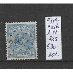 Netherlands 35 with numeral dot cancel 225  VFU/used CV 30 €