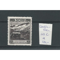 Liechtenstein 102C Landschaften & Fürsten  MH/unused  CV 350 €