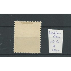 Liechtenstein 102C Landschaften & Fürsten  MH/unused  CV 350 €