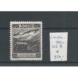 Liechtenstein 102B Landschaften & Fürsten  MH/unused  CV 700 €