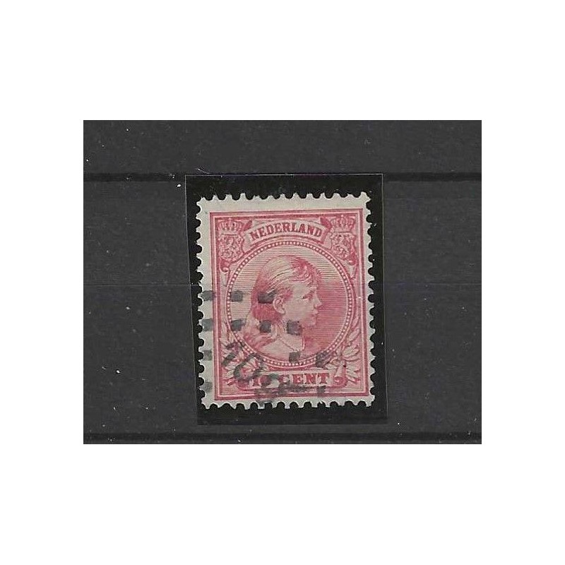 Netherlands 37 with numeral dot cancel 109 VFU/used CV 35 €