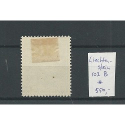 Liechtenstein 102B Landschaften & Fürsten  MH/unused  CV 700 €