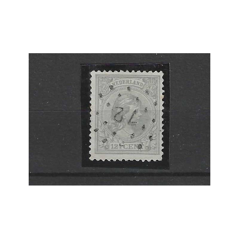 Nederland 38 met puntstempel  72 VFU/gebruikt CV 30 €