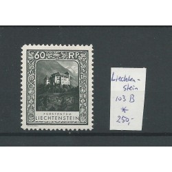 Liechtenstein 103B Landschaften & Fürsten  MH/unused  CV 320 €